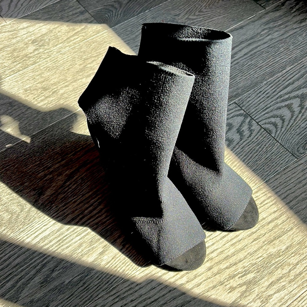 Steve Madden peep toe booties.